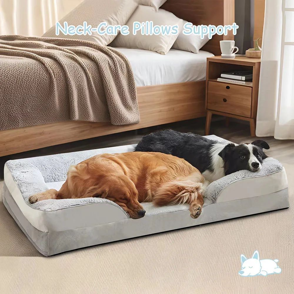 Styish orthopedic dog bed for joint relief and all-day comfort